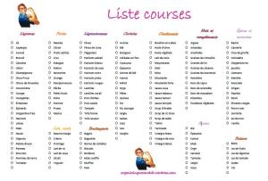Liste courses 